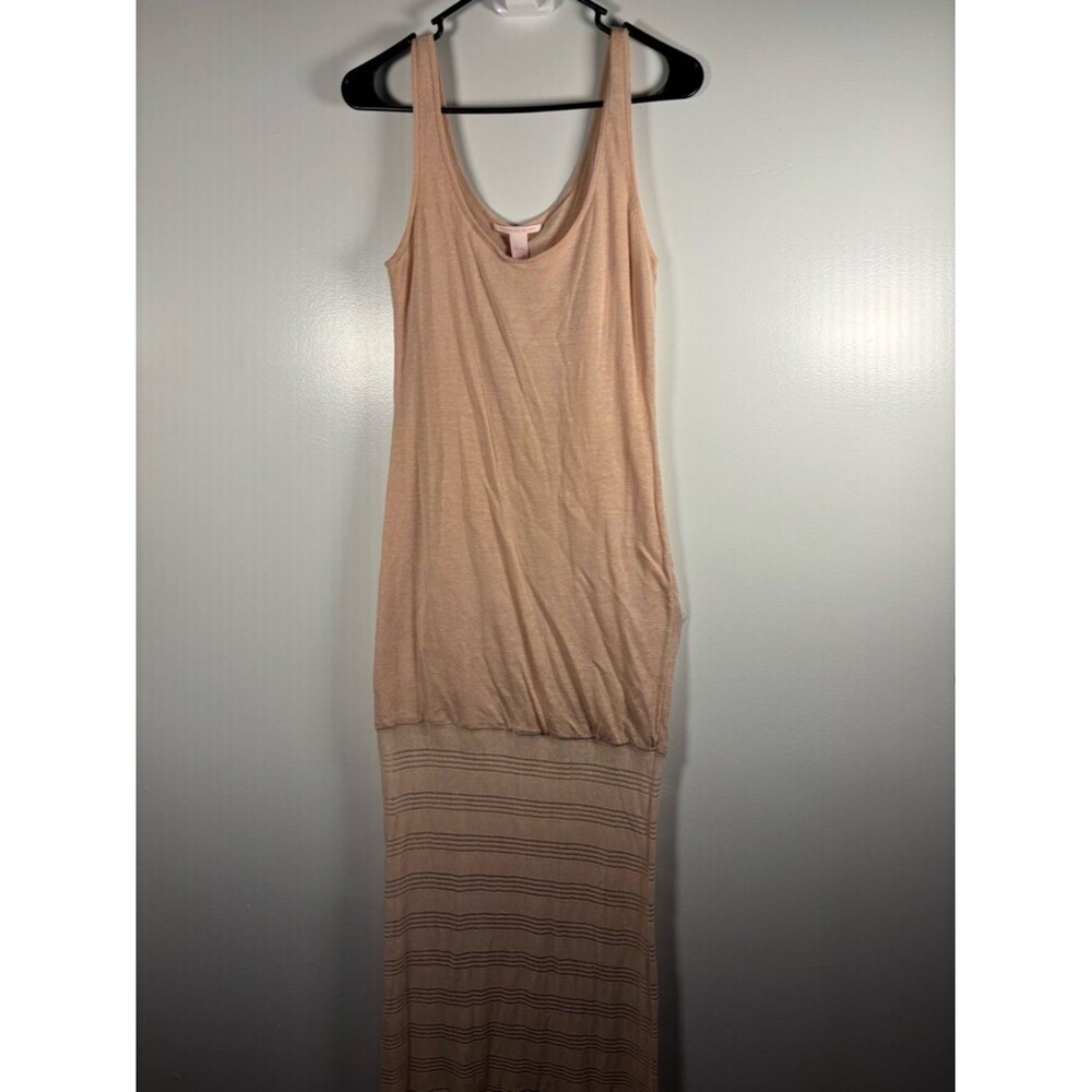 Victoria's Secret Vintage Linen Taupe Tank Maxi Dress - Picture 2 of 5